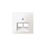 MERTEN 298019 Zentralplatte 2xUAE-Einsatz pws SYSTEM M