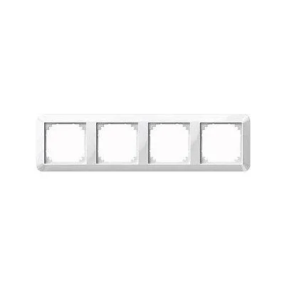 MERTEN 389419 Rahmen 4-fach pws brilliant 1-M — image 1