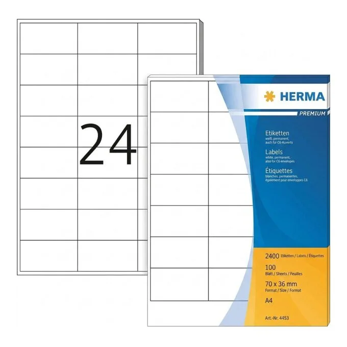 HERMA 4453 printer label — image 1