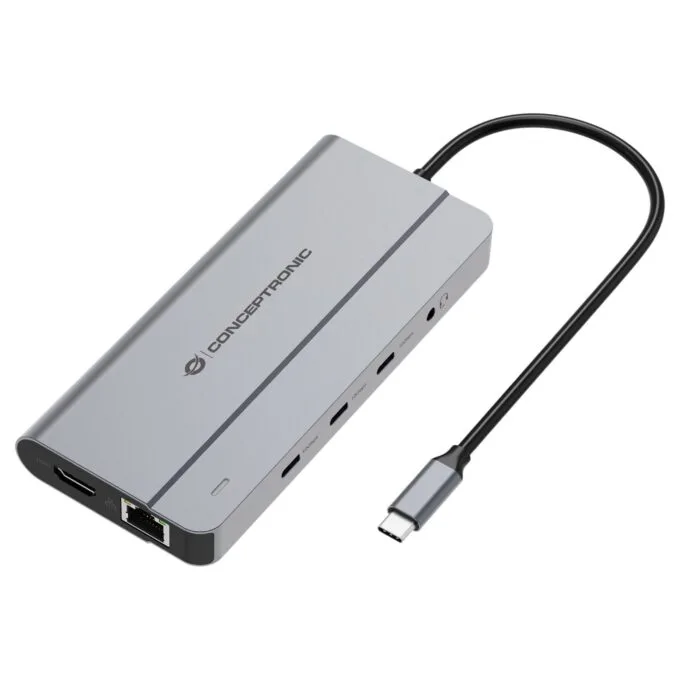 Conceptronic DONN34G laptop dock/port replicator — image 1