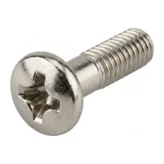 SCHROFF Halsschraube mit Kreuzschlitz/Schlitz - HALSSCHR.M.KR.M2,5 NI. 100ST