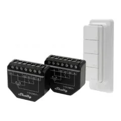 Shelly Shutter x2 + BLU RC Button 4 Pack