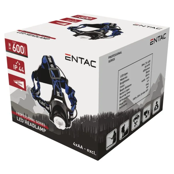 Entac EHL-ZOOM-5W-ALU flashlight — image 2
