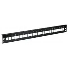EFB Frontblende 24xE2000Duplex, E2000 Compact (RDM) gerade Vers. Sw