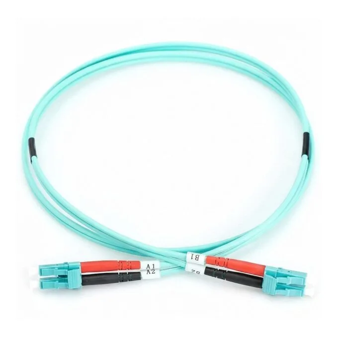 EFB Duplex Patchkabel LC-LC OM3 0,5m LSZH 1,2mm aqua — image 1