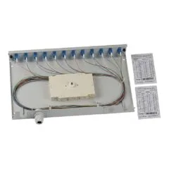 EFB Spleibox gr ausziehbar LC OS2 12xPigtails abgesetzt & 6xDuplex-Kupplung