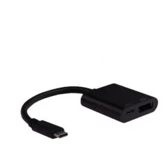 EFB Typ-C Adapter auf DisplayPort mit Typ-C PD Port 4K60Hz, schwarz