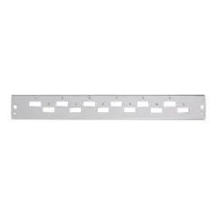 EFB Frontplatte 1HE 24SCs (24LCD) waagerecht versetzt RAL7035