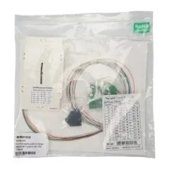 EFB Bestckte Spleikassette mit farbigen abgesetzten Pigtails SC/APC OS2