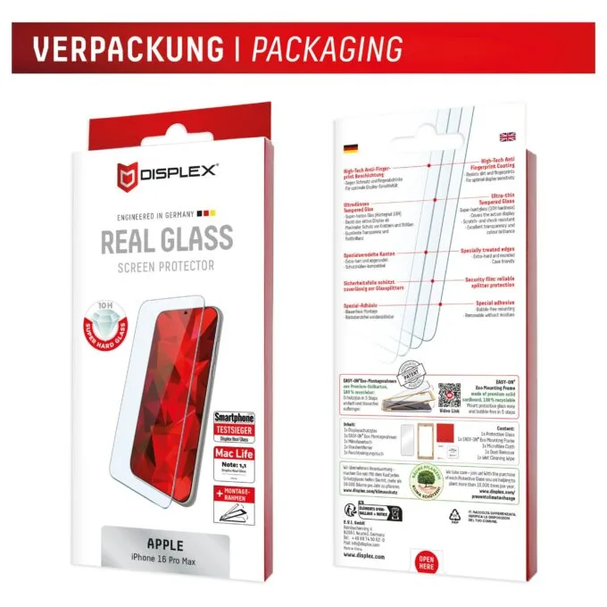 Displex 01996 mobile phone screen/back protector — image 9