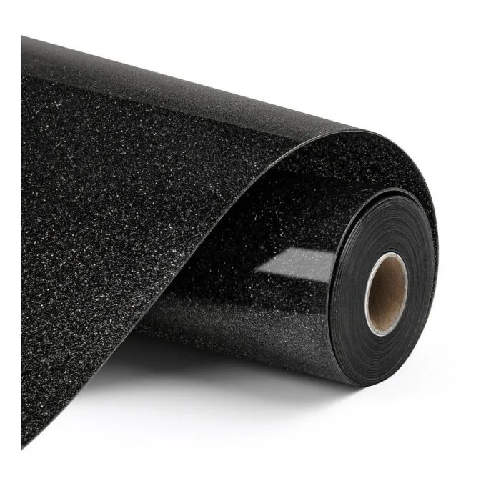 LOKLiK Plotterfolie Glitzer - Schwarz - 30,5 x 90 cm — image 1