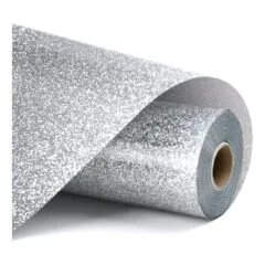 LOKLiK Plotterfolie Glitzer - Silber - 30,5 x 90 cm