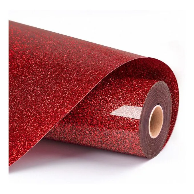 LOKLiK Plotterfolie Glitzer - Rot - 30,5 x 90 cm — image 1