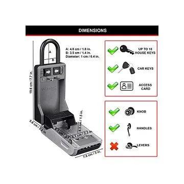 MASTER LOCK 5480EURD key cabinet/organizer — image 7
