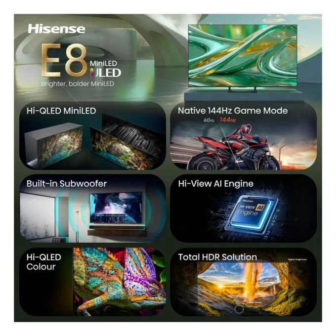 Hisense 55E8S — image 2