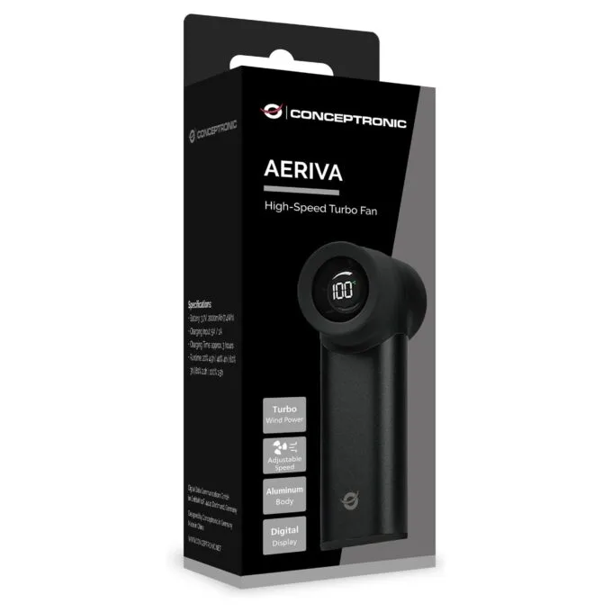 Conceptronic AERIVA02B personal handheld mister/fan — image 2