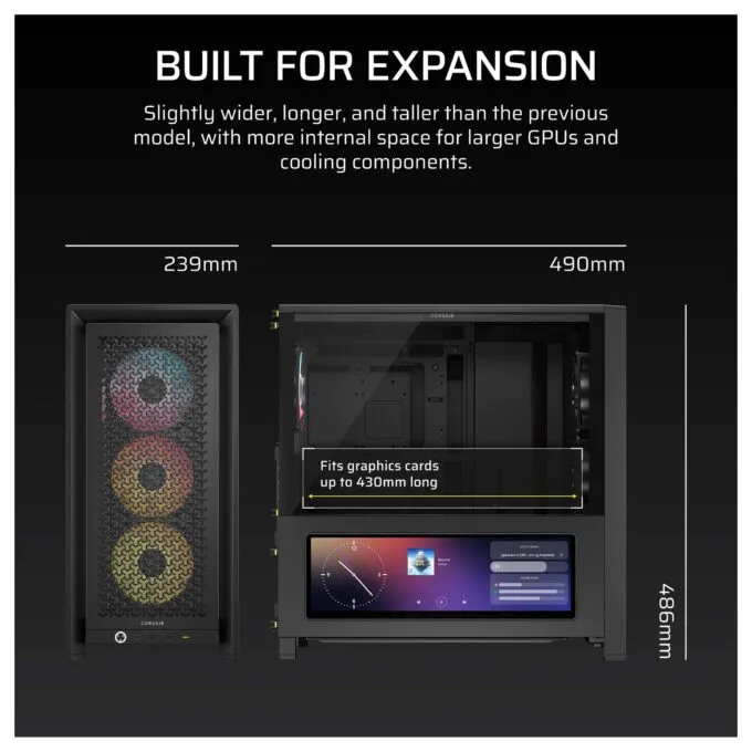 Corsair FRAME 4000D LCD RS ARGB — image 10