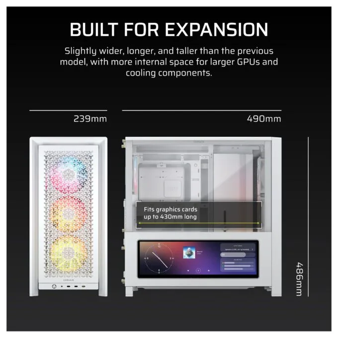 Corsair FRAME 4000D LCD RS ARGB — image 10