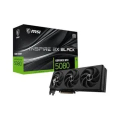 RTX 5080 16G MSI INSPIRE 3X OC BLACK GDDR7 3 Fan