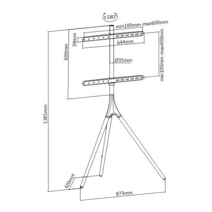 Techly ICA-TR18SAM TV mount/stand — image 3