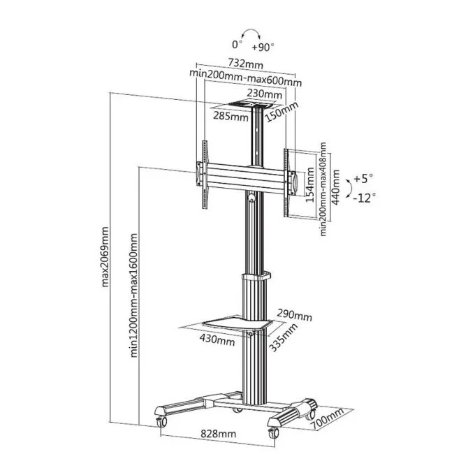 Equip 650602 signage display mount — image 5