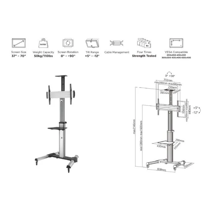 Equip 650602 signage display mount — image 6
