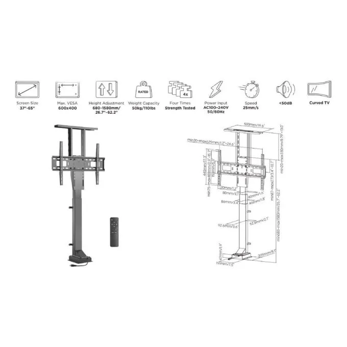 Equip 650606 TV mount/stand — image 15