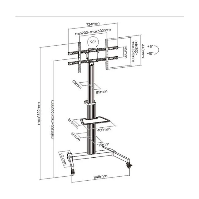 Equip 650630 TV mount/stand — image 10