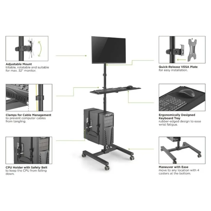 Equip 650171 multimedia cart/stand — image 15