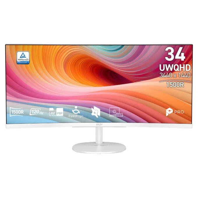 MSI Pro MP341CQW E12 computer monitor — image 3