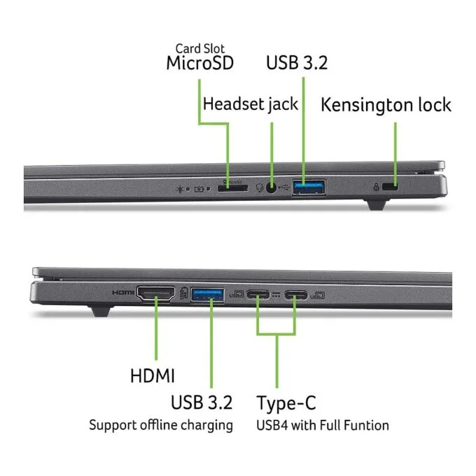 Acer A16-11M-X04K SNAPDRAGON X 16IN 16GB 512GB SSD W11H — image 2