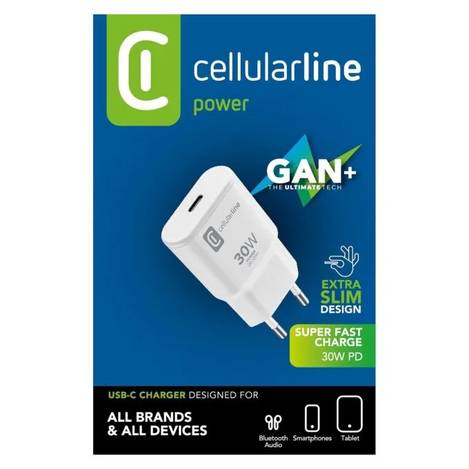 Cellularline GAN Wall Charger USB-C 30W PD — image 2