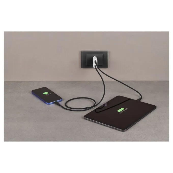 Cellularline GAN Wall Charger 2xUSB-C 30W PD — image 3