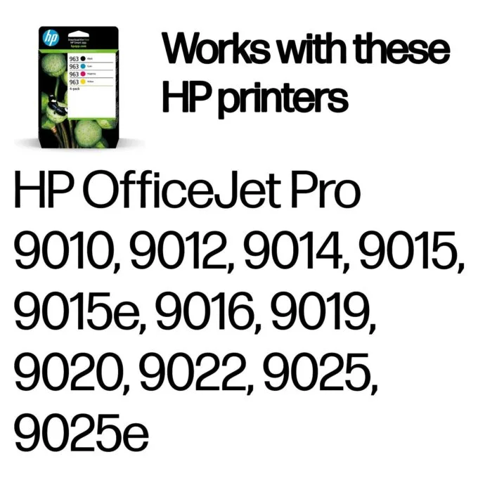 HP 963 CMYK Original Ink Cartridge 4-Pack — image 2