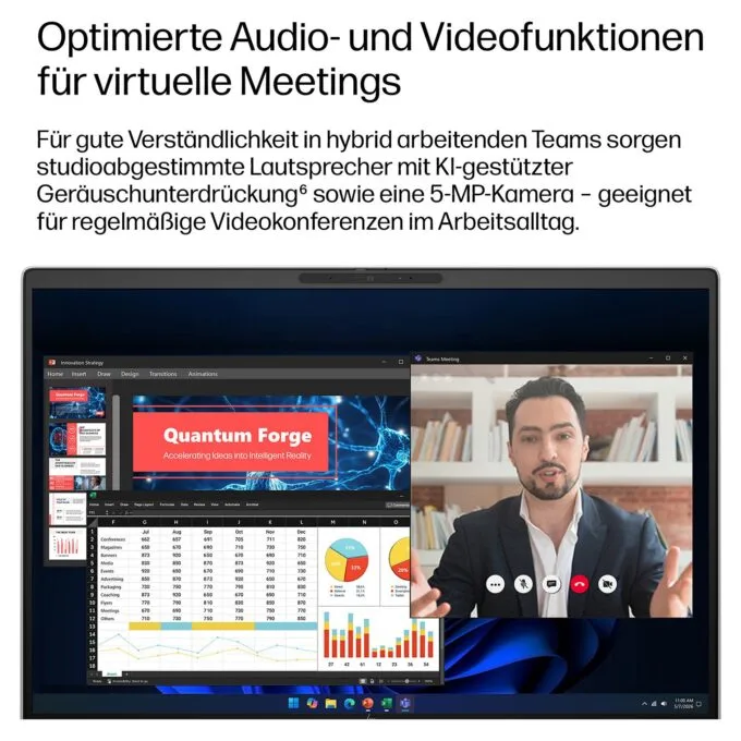 HP EliteBook 6 G2i CU5 335/32GB/512SSD/W11 Pro LTE 5G 2J Gar (DE) — image 9