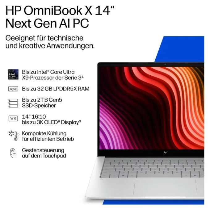 HP OmniBook X 14-ka0171ng CU7 356H/16GB/512SSD/W11 Pro — image 3