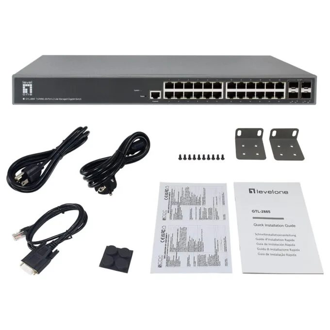LevelOne GTL-2885 network switch — image 6