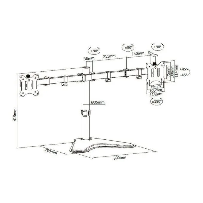 Equip 650123 monitor mount / stand — image 8