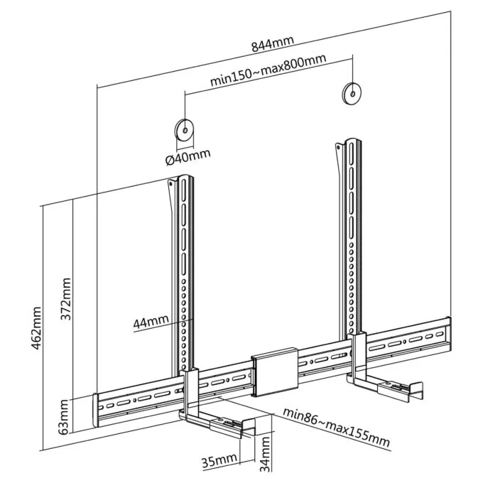 Equip 650895 TV mount accessory — image 9