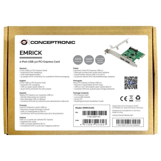 Conceptronic EMRICK06G interface cards/adapter — image 2