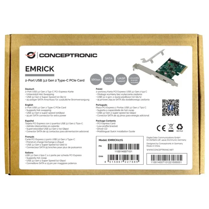 Conceptronic EMRICK07G interface cards/adapter — image 2