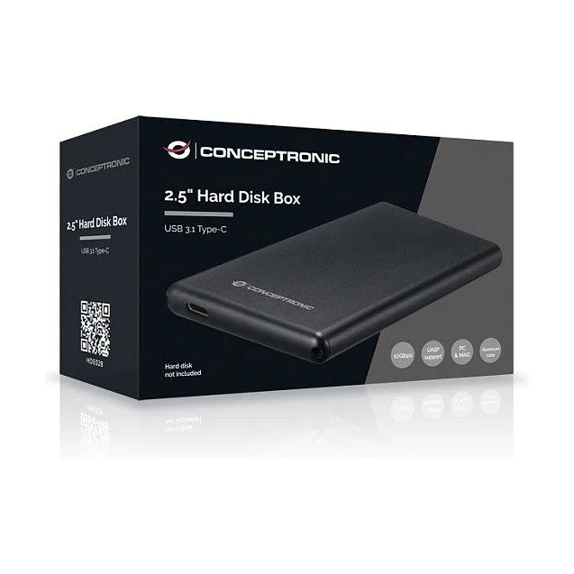 Conceptronic HDE02B storage drive enclosure — image 3