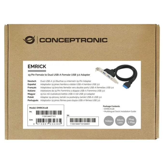 Conceptronic EMRICK11B interface cards/adapter — image 3
