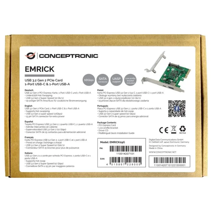Conceptronic EMRICK09G interface cards/adapter — image 2