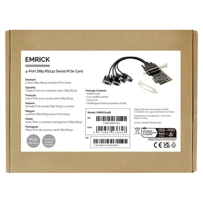 Conceptronic EMRICK12B interface cards/adapter — image 3