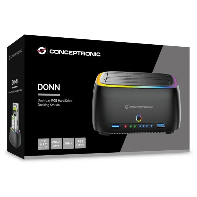 Conceptronic DONN36B storage drive docking station — image 4
