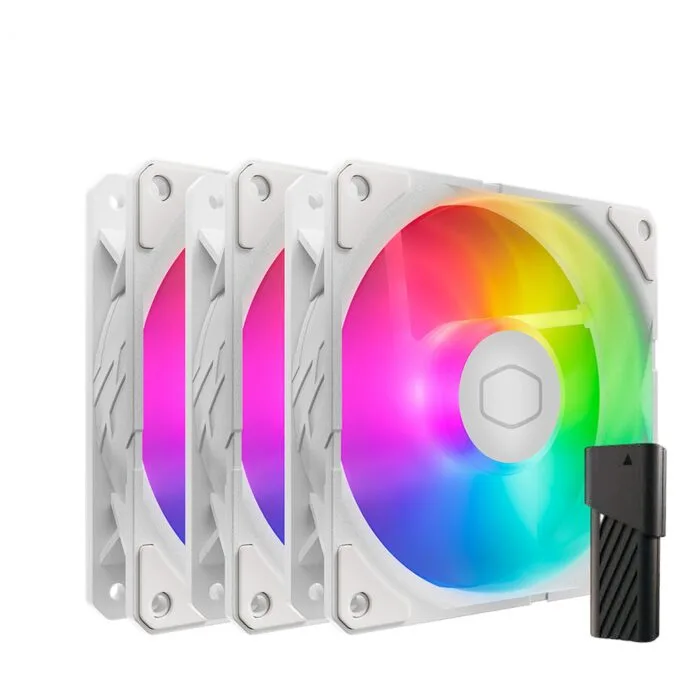 Cooler Master SickleFlow Edge 120 ARGB 3-pack Fan Kit White Edition — image 1