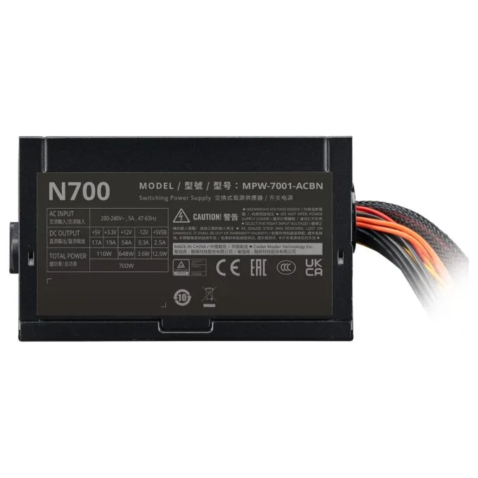 Cooler Master Elite NEX 230V 700 power supply unit — image 4