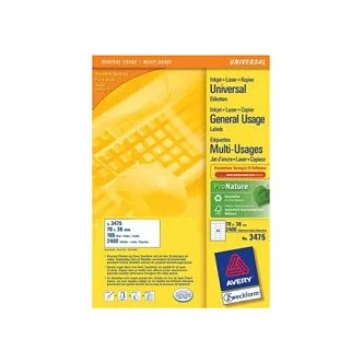 Avery 3475 printer label — image 1