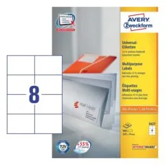 Avery 3427 printer label